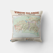 Mapa da Trilha do Parque Nacional das Ilhas Virgen