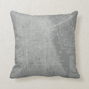 Almofada Mapa de Chicago