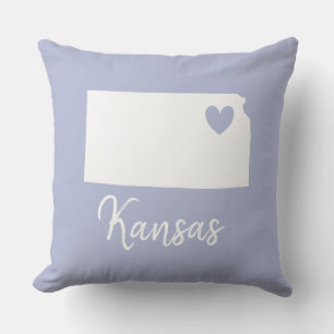 Almofada mapa de estado do Kansas