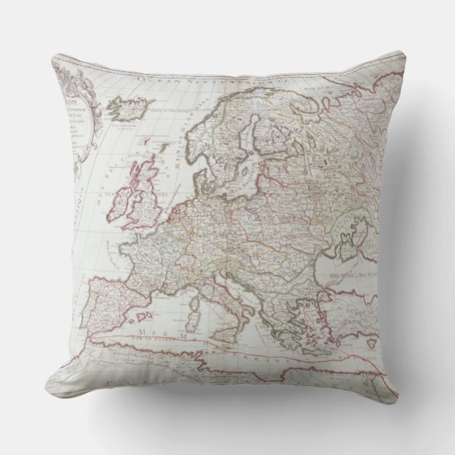 Almofada Mapa de Europa (Frente)