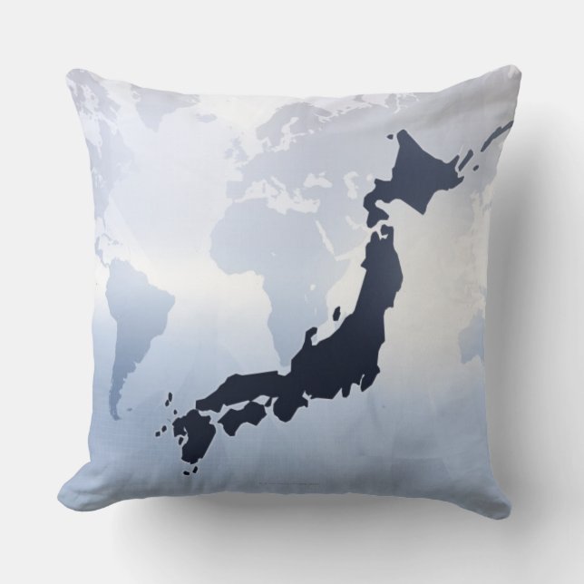 Almofada Mapa de Japão 2 (Frente)