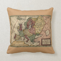 Mapa do Antiquarian 1721 de Europa pelo Moll de