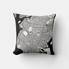 Almofada Mapa do Brooklyn Nova York