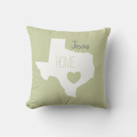 mapa do estado do Texas coração do amor