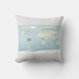 Almofada Mapa do Explorador da Superfície da Terra