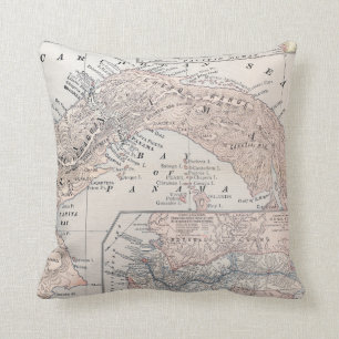 ALMOFADA MAPA: PANAMÁ, 1907