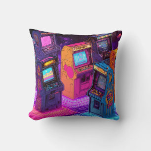 Almofada Máquinas De Arcade Retro