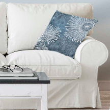 Mar Urchor Aquarela Oceano Marinho Azul Branco