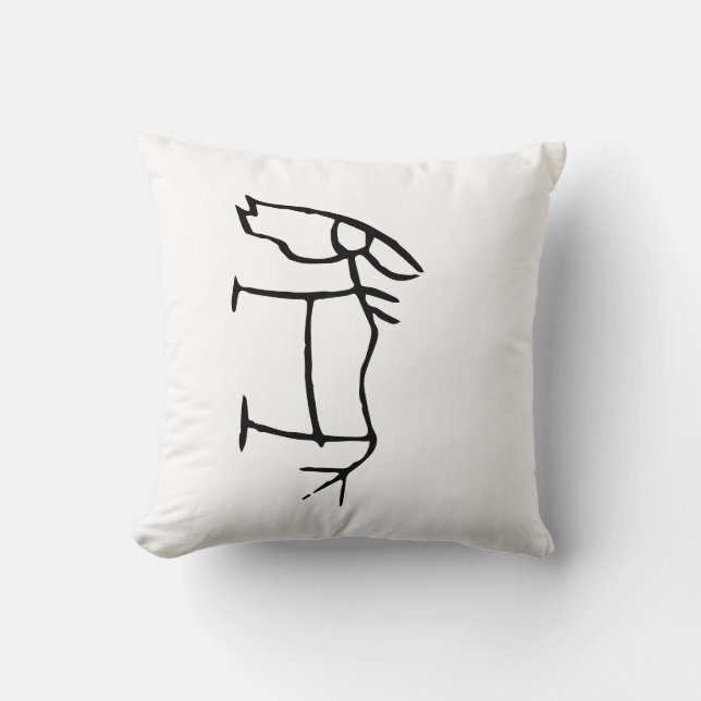 Almofada Maravilhoso chinês Zodiac-Horse-#001- (Frente)