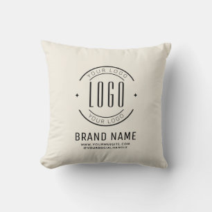 Almofada Marca comercial do logotipo personalizado moderno