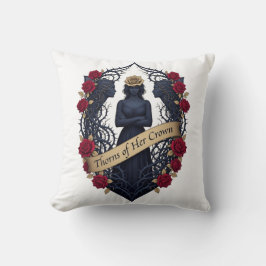 Almofada March 8 Fierce Woman Thorned Tiara, Gift for Wife