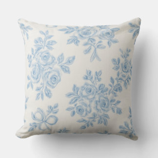 Almofada Marcie e Lour Floral Azul