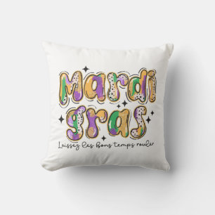 Almofada Mardi Gras Laissez Les Bons Temps Rouler