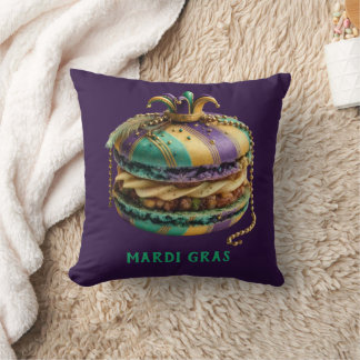 Almofada Mardi Gras Royal Macaron
