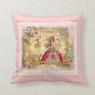 Almofada Maria Antonieta em Versalhes, rosa