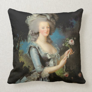 Almofada Marie Antoinette com um rosa, 1783