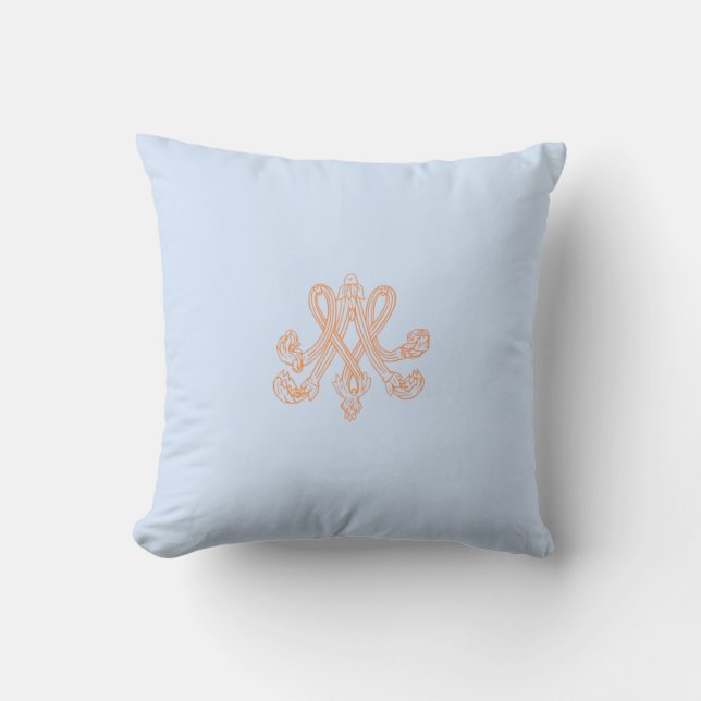 Almofada Marie Antoinette – Monogramm – Monogram initials (Frente)