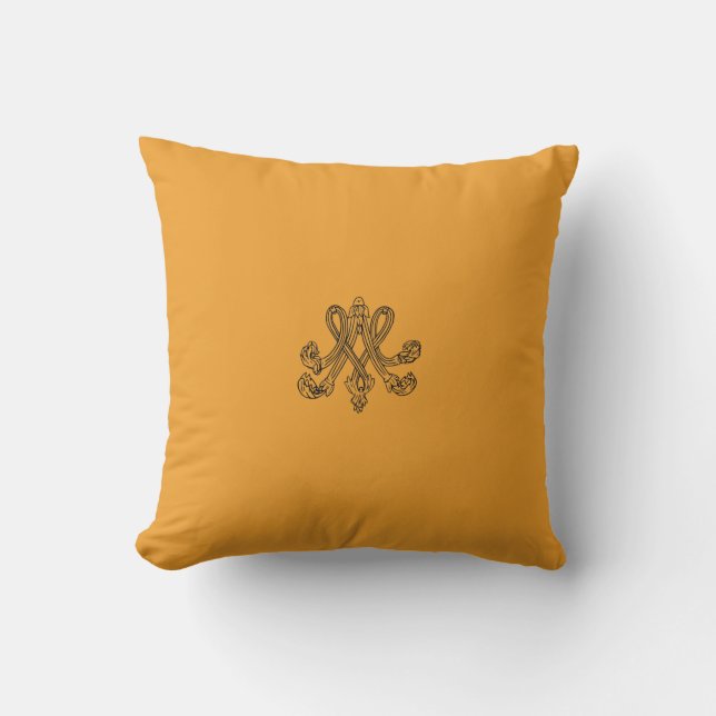 Almofada Marie Antoinette – Monogramm – Monogram initials (Frente)
