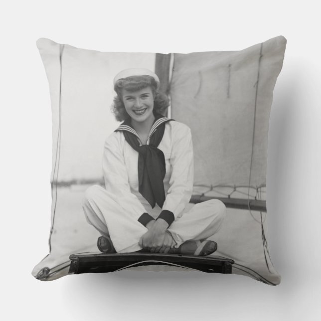 Almofada Marinheiro da mulher (Frente)