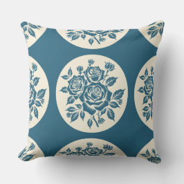 Almofada Marinho de Creme de Soquete Rose Bouquet