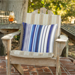 Almofada Marinho de Verão Blue Boat Trendy Strips