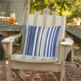 Almofada Marinho de Verão Blue Trendy Boat Strips