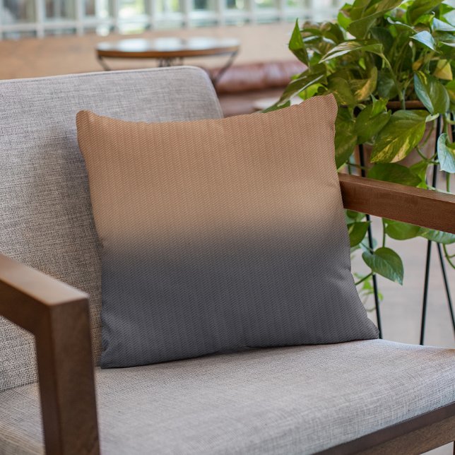 Almofada Marinho Pó Azul Pó Castanho Arenque Digital (Criador carregado)