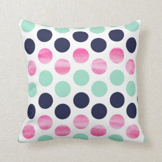 Almofada Marinho rosa e Travesseiro decorativo de impressão