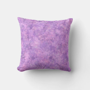 Almofada Mármaco de Aquarela roxa e Lavanda