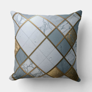 Almofada Marmor Gold Raster Luxus Geometrie