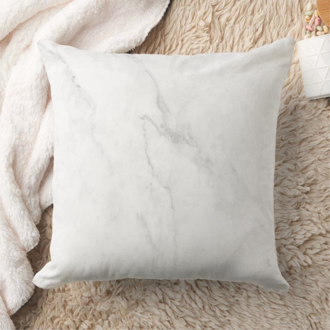 Almofada Mármore Branco (Cobertor)