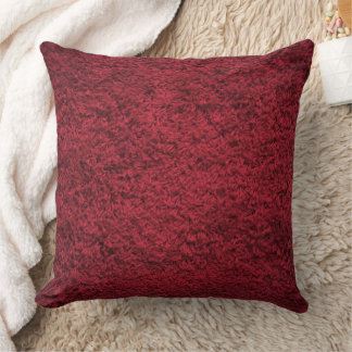 Almofada Maroon Red Wool Design moderno