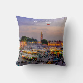 Almofada Marraquexe, Marrocos - Praça Jemaa el Fnaa