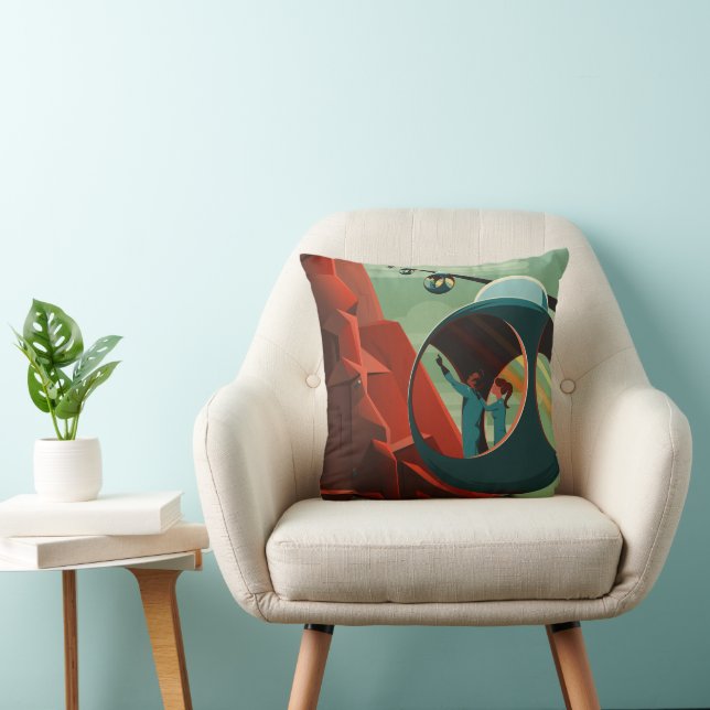 Almofada Mars Olympus Mons Maior Sistema Solar de Vulcão (Cadeira)