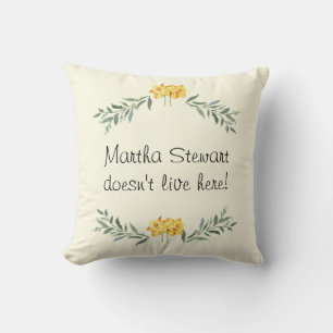 Almofada Martha dizendo travesseiro decorativo