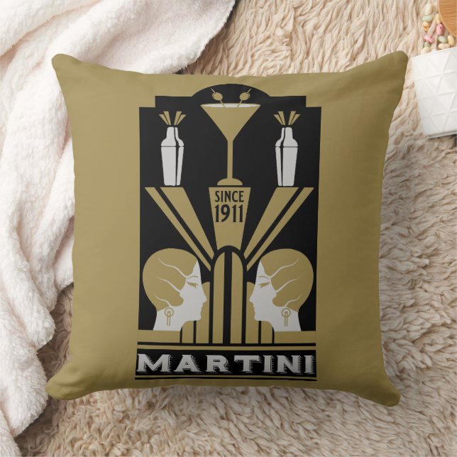 Almofada Martini Art Deco Art (Cobertor)
