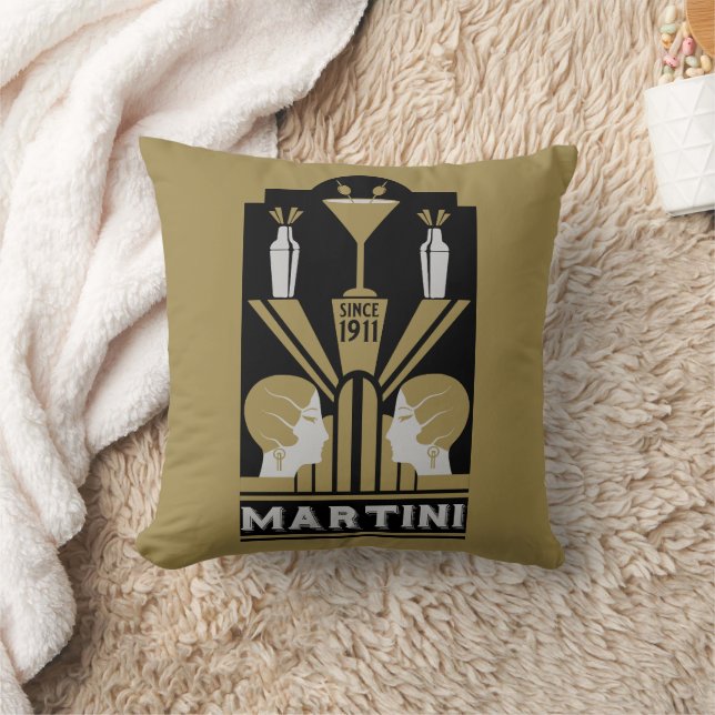 Almofada Martini Art Deco Art (Cobertor)