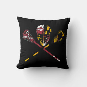 Almofada Maryland Flag Lacrosse Boys Women's College