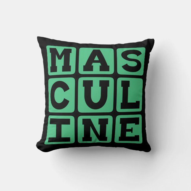 Almofada Masculina, Masculina (Frente)