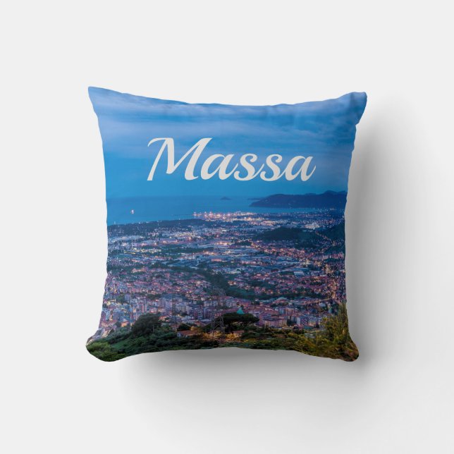 Almofada Massa Itália Massa-Carrara Toskana Panorama (Frente)