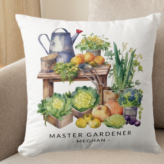 Almofada Master Gardener Personalizado (Criador carregado)