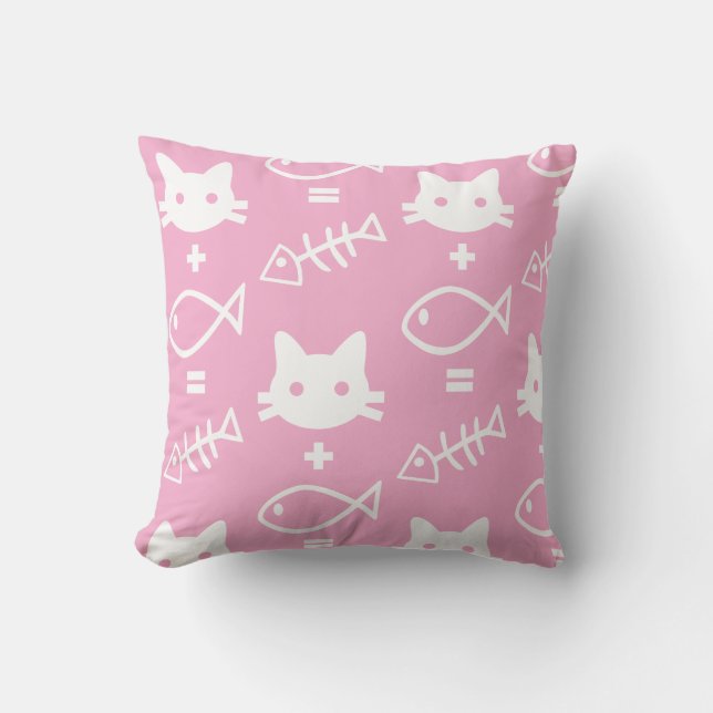 Almofada Matemática de gatos (Frente)
