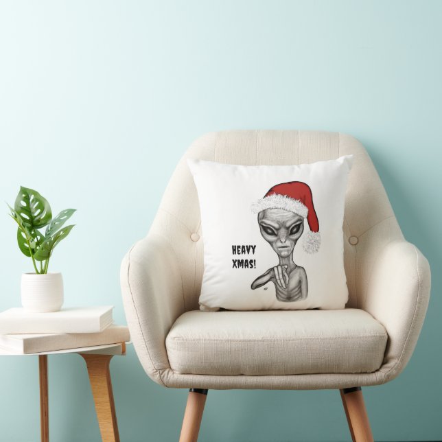 Almofada Mau Alien , Natal Pesado ! (Cadeira)