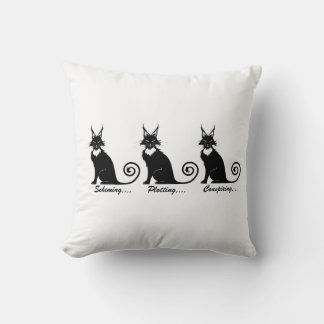 Almofada Mau Plotting Cat Trio