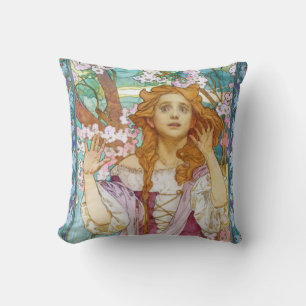 Almofada Maud Adams como Joan of Arc, Mucha