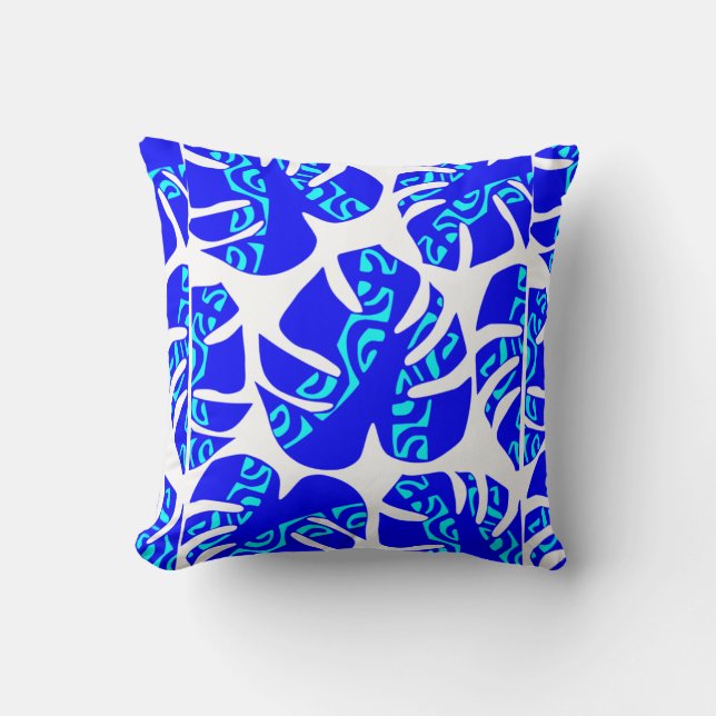 Almofada Mauli, prénom hawaïen qui signifie "coeur". Feuill (Frente)