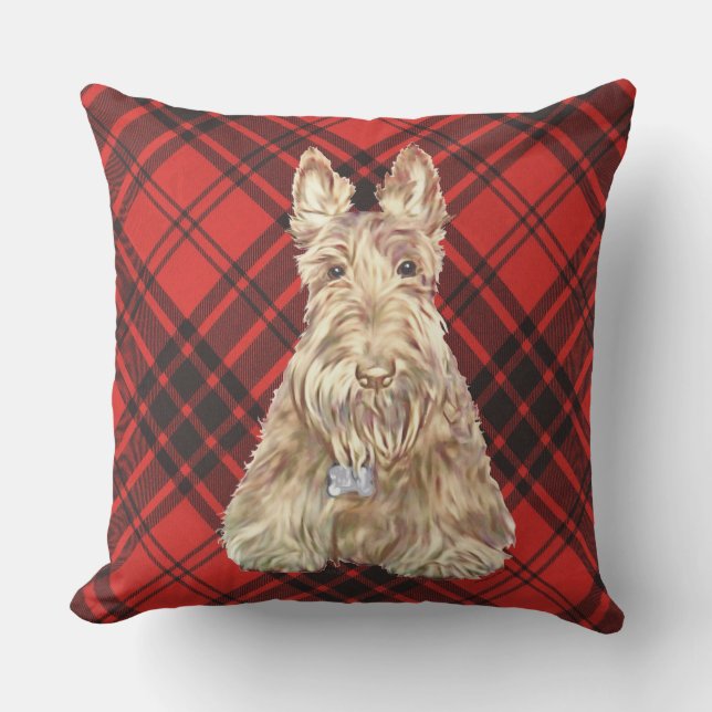 Almofada Maxwell Tartan Scottie (Frente)