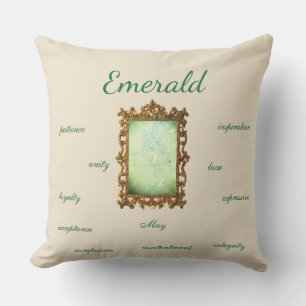 Almofada May Birthstone Emerald Fairy