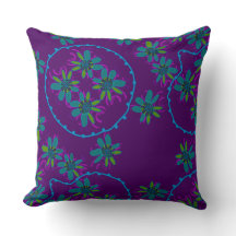 Maz Floral Bolhas Simples Púrpura Múltipla