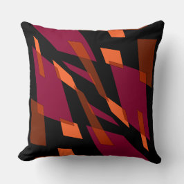 Almofada Mazipoodles Abstraction Perspective Black Magenta